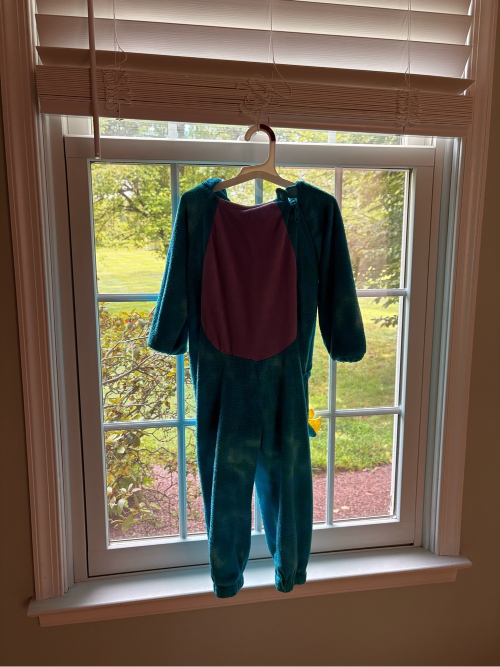 Kids Teal Plush Dragon Pajamas with Purple Belly - Cozy One-Piece